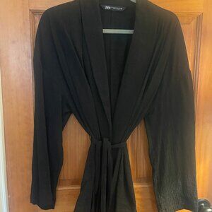 Zara Kimono Wrap Blazer